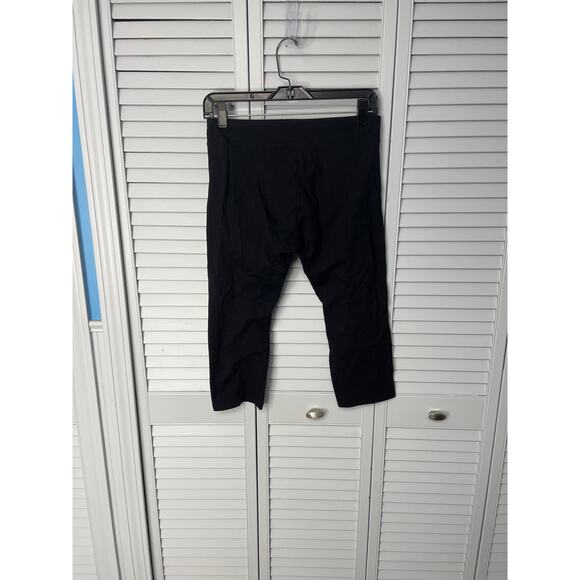 Black stretch cropped pants women's size medium - Picture 2 of 3